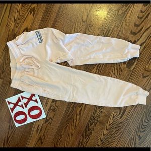 pink peloton joggers